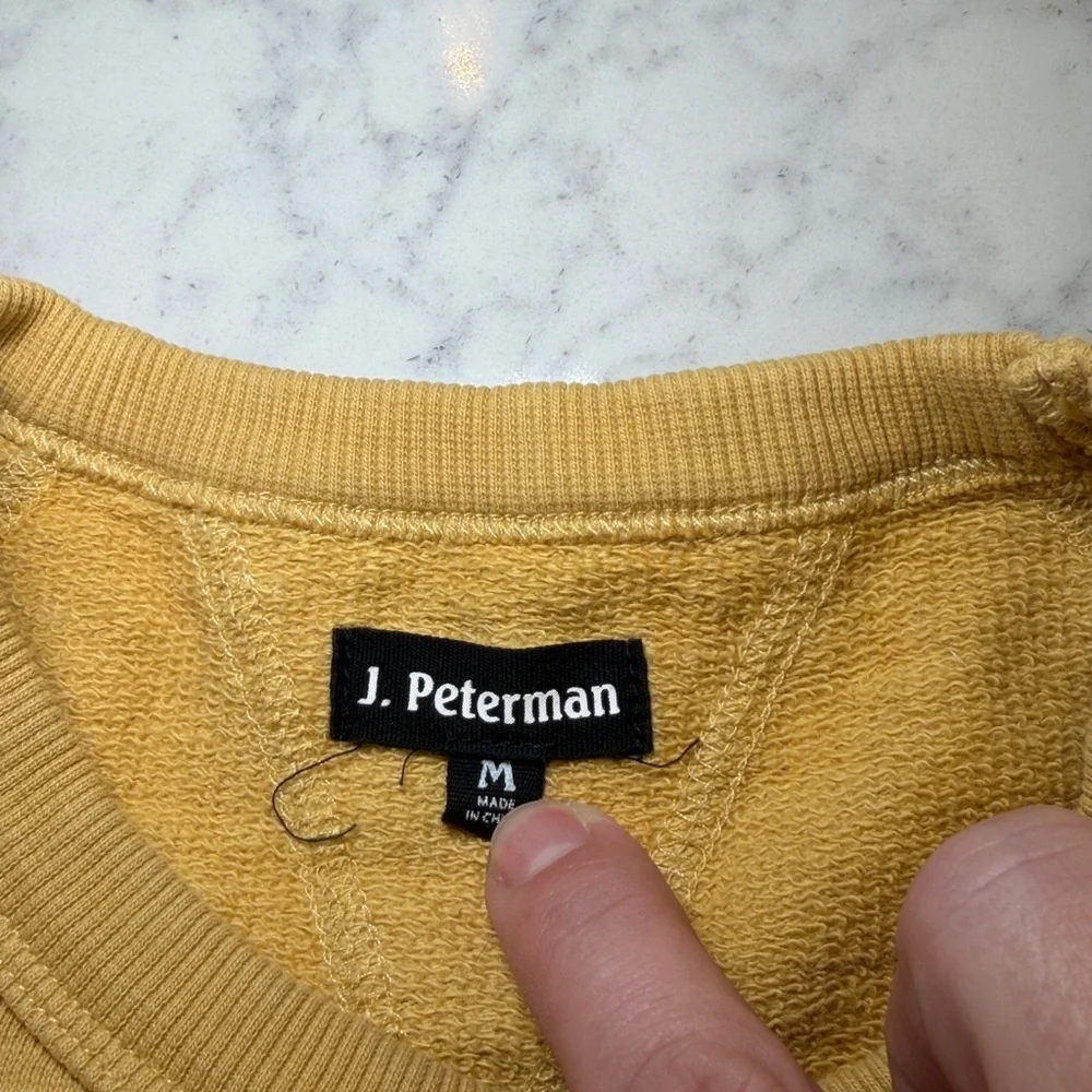 J. Peterman Crewneck Sweatshirt Size Medium